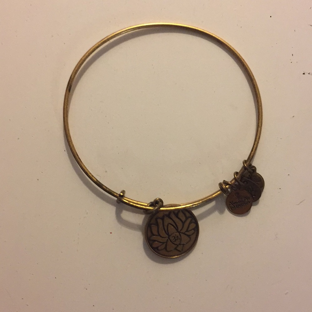 Alex and Ani lotus bracelet